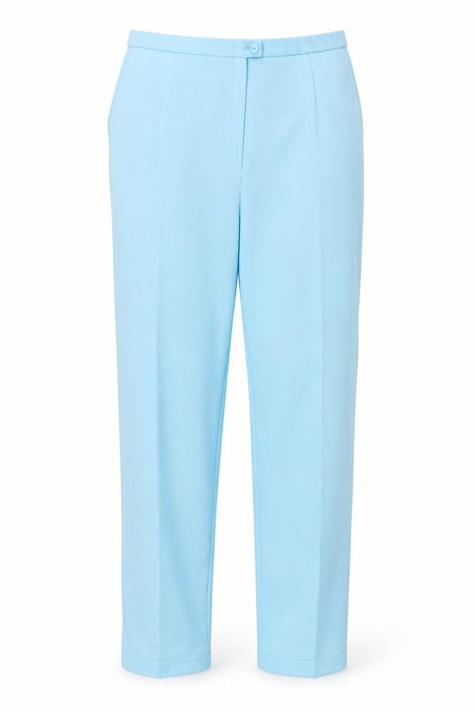 Toddy Womens Blue  Polyester Trousers  Size 34 L28 in Regular