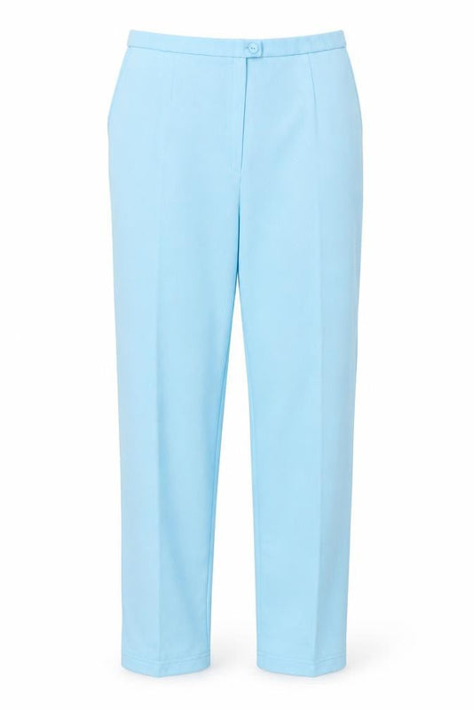 Toddy Womens Blue  Polyester Trousers  Size 34 L28 in Regular