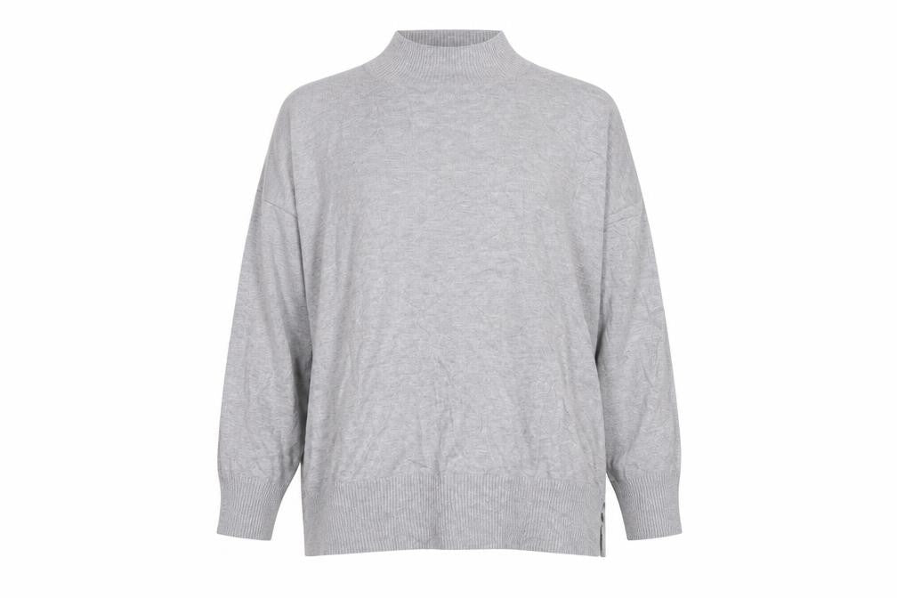 F&F Womens Grey Round Neck  Viscose Pullover Jumper Size 18