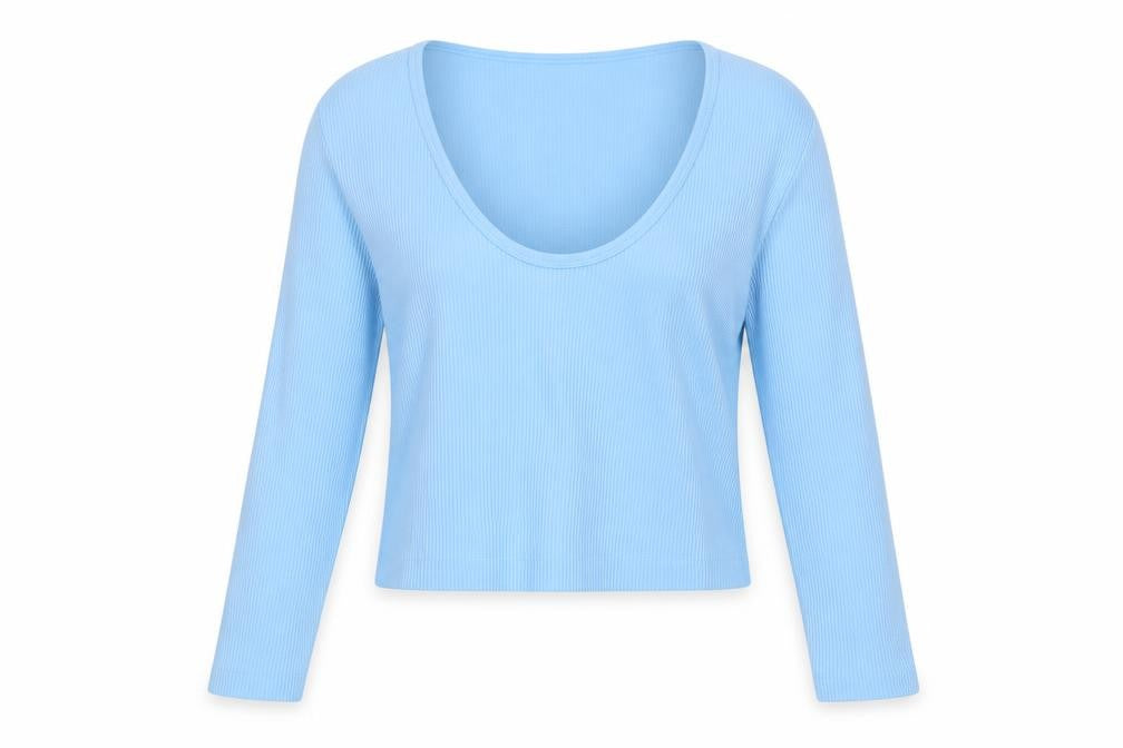 Dunnes Stores Womens Blue V-Neck  Polyimide Pullover Jumper Size M