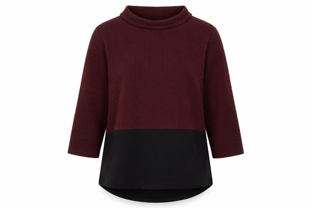 Gallery Womens Red Round Neck  Polyester Pullover Jumper Size 14