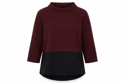 Gallery Womens Red Round Neck  Polyester Pullover Jumper Size 14