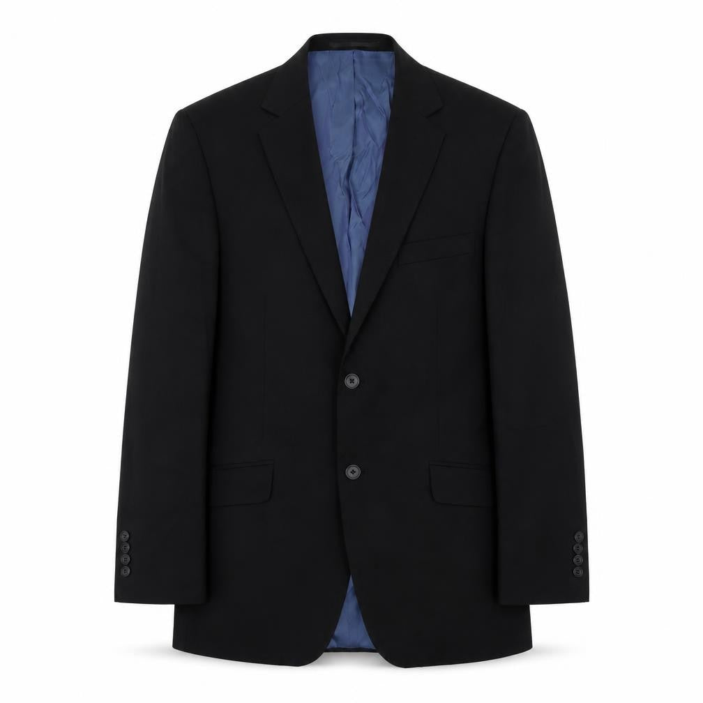 Charlton Gray Mens Black  Polyester Jacket Suit Jacket Size 40