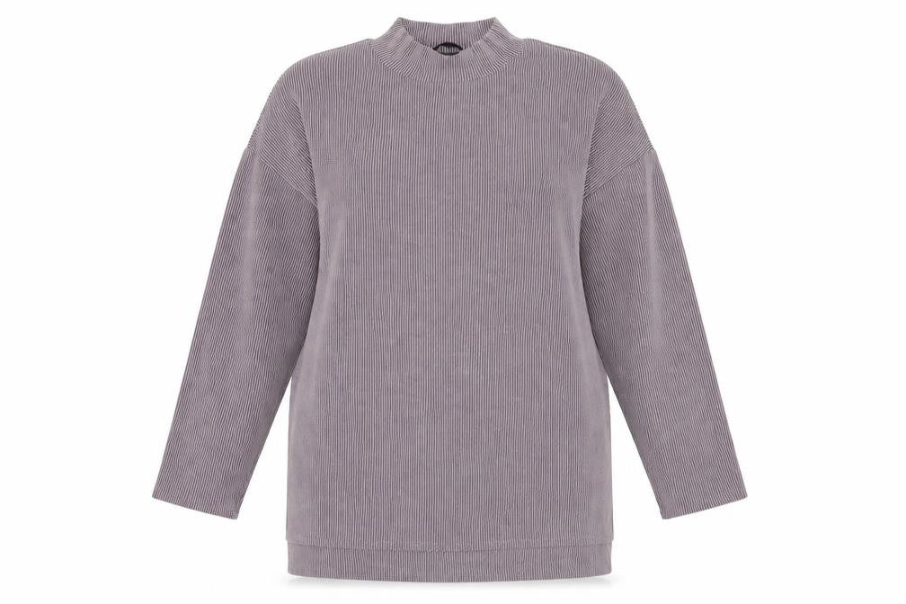 George Womens Pink  Polyester Tunic Sweatshirt Size 14  Pullover