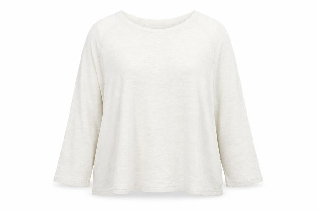 Marks & Spencer Womens Beige Round Neck  Cotton Pullover Jumper Size 12