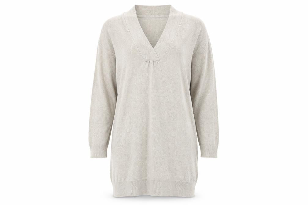 George  Womens Gold V-Neck  Viscose Pullover Jumper Size 12