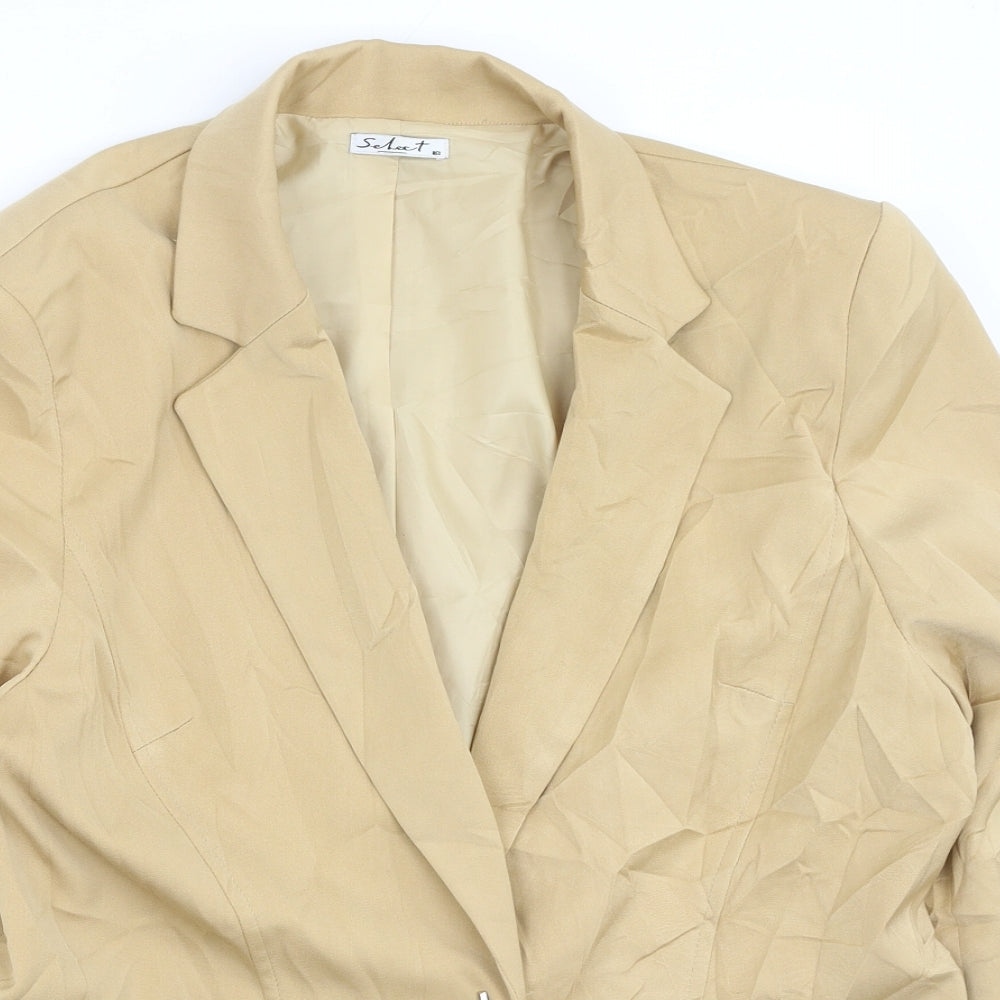 Select Womens Brown   Jacket  Size 8