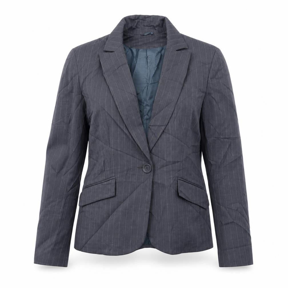 Dorothy Perkins Womens Grey Striped  Jacket  Size 12