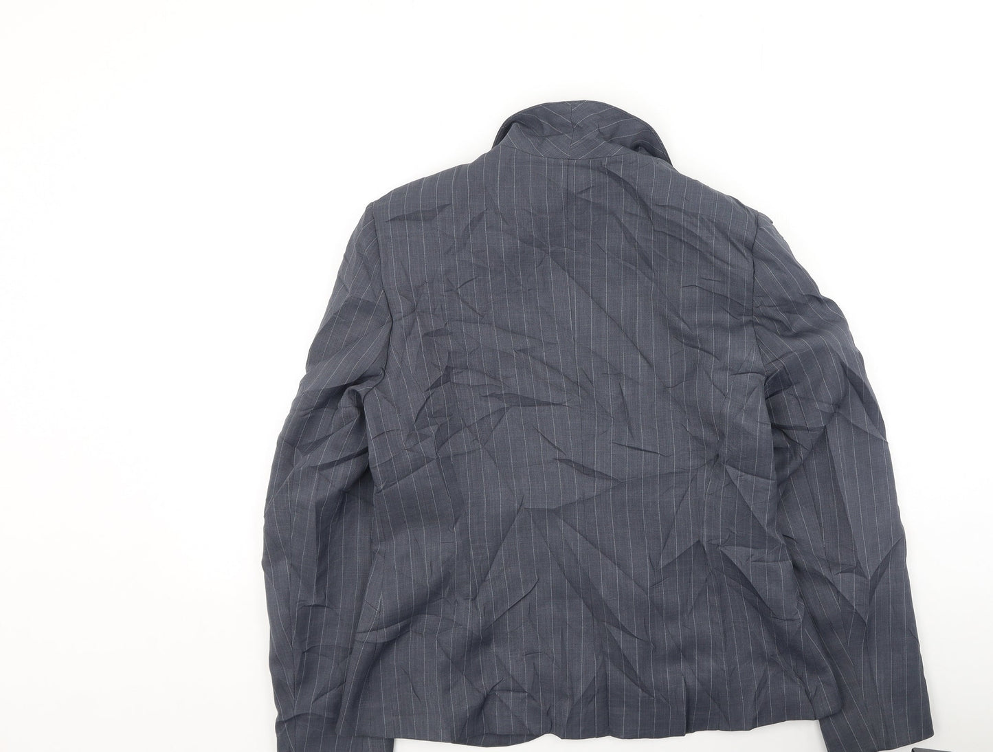 Dorothy Perkins Womens Grey Striped  Jacket  Size 12