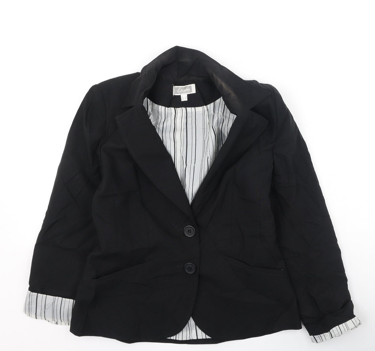 Etam Womens Black   Jacket  Size 8