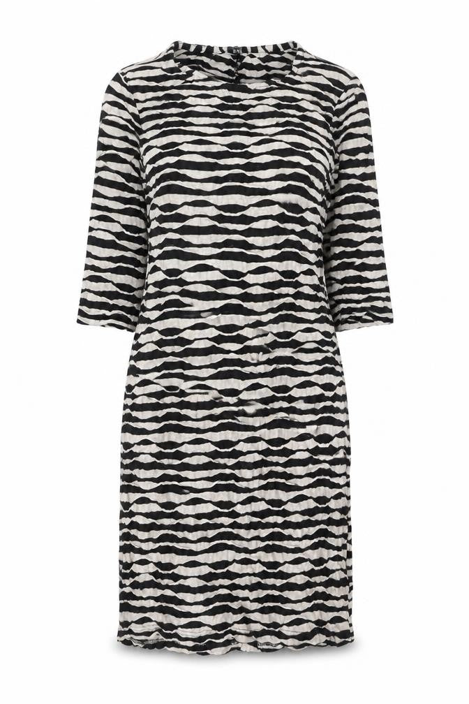 Pomodorro Womens Multicoloured Geometric Viscose Bodycon  Size 10  Round Neck