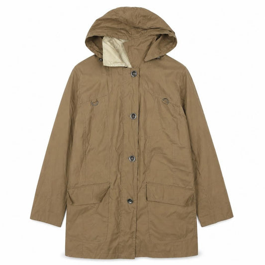 Goldix Womens Brown   Trench Coat Coat Size 14  Zip