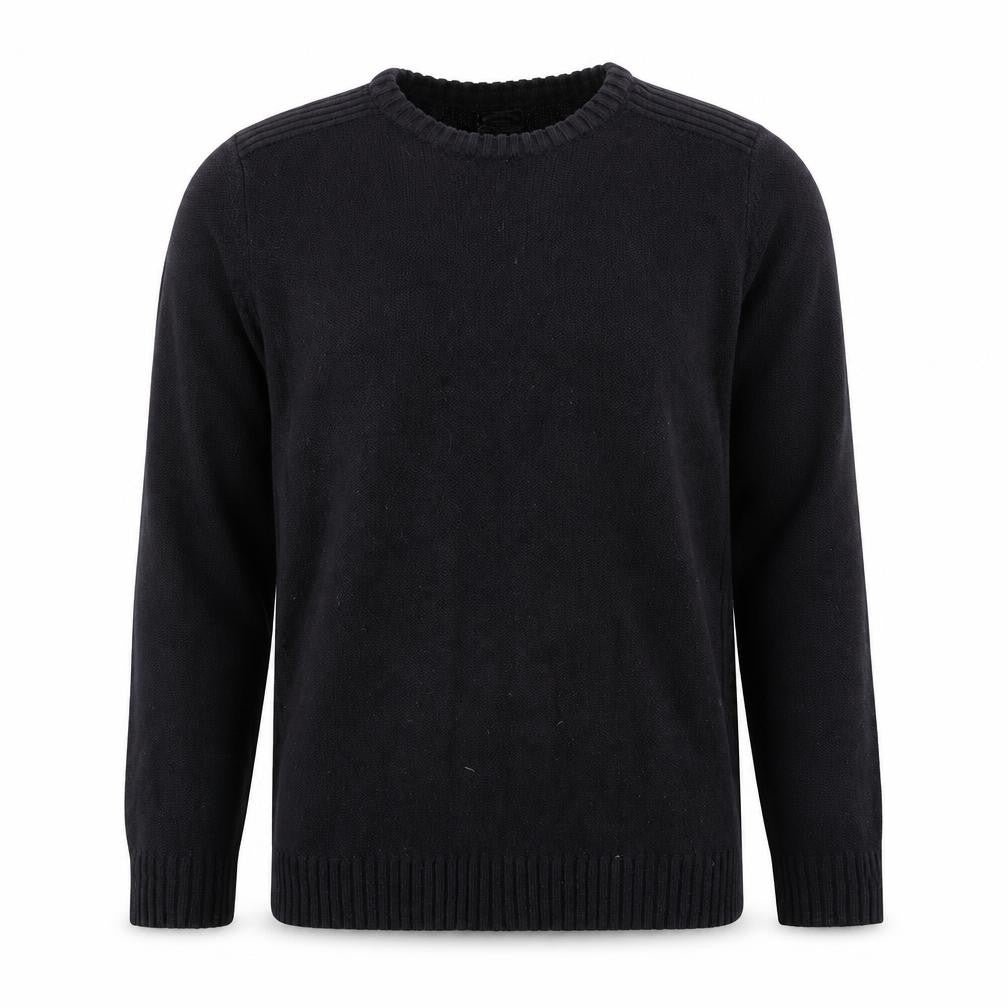 Kensington Mens Blue Round Neck  Acrylic Pullover Jumper Size M