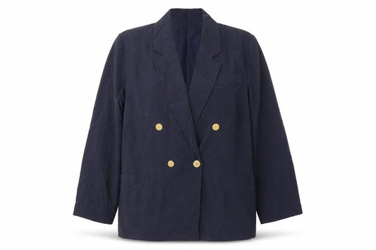 Citilities Womens Blue  Polyester Jacket Suit Jacket Size 14