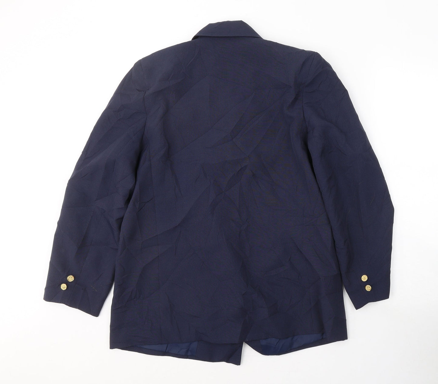 Citilities Womens Blue  Polyester Jacket Suit Jacket Size 14