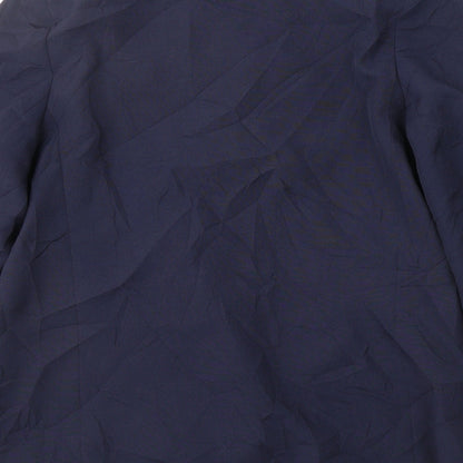 Citilities Womens Blue  Polyester Jacket Suit Jacket Size 14