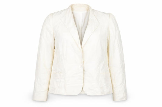 Littlewoods Womens Ivory  Polyester Jacket Suit Jacket Size 16