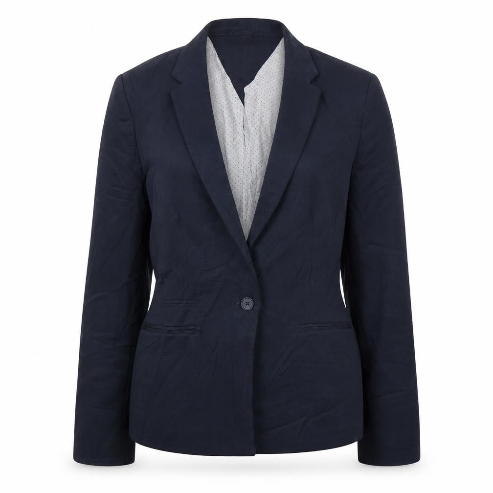 NEXT Womens Blue  Wool Jacket Suit Jacket Size 12