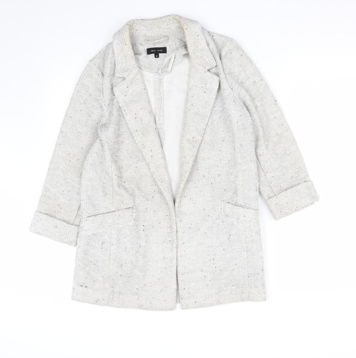 New Look Womens Grey   Jacket  Size 8