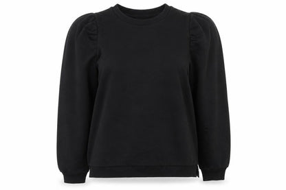 George Womens Black  Cotton Pullover Sweatshirt Size S