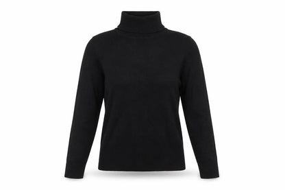 Key West Womens Black Roll Neck  Acrylic Pullover Jumper Size M   - Size 14-16