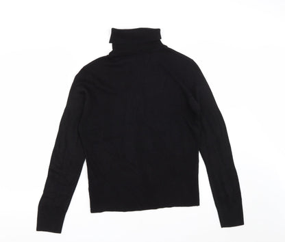 Key West Womens Black Roll Neck  Acrylic Pullover Jumper Size M   - Size 14-16