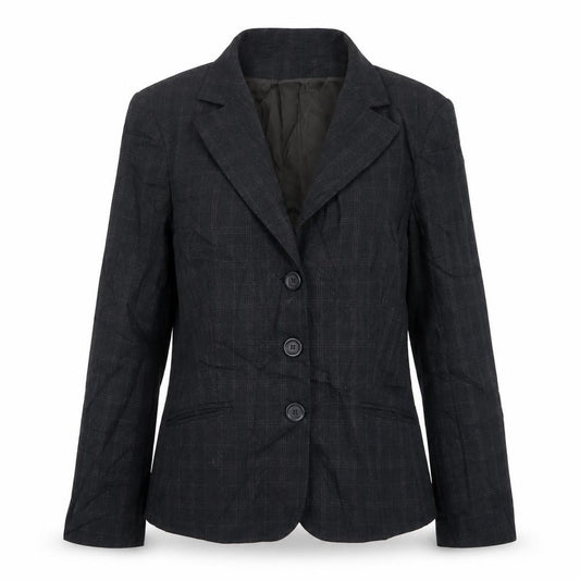 Atmosphere Womens Grey Check Polyester Jacket Suit Jacket Size 14
