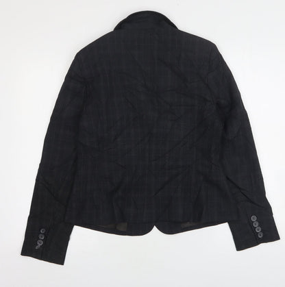 Atmosphere Womens Grey Check Polyester Jacket Suit Jacket Size 14