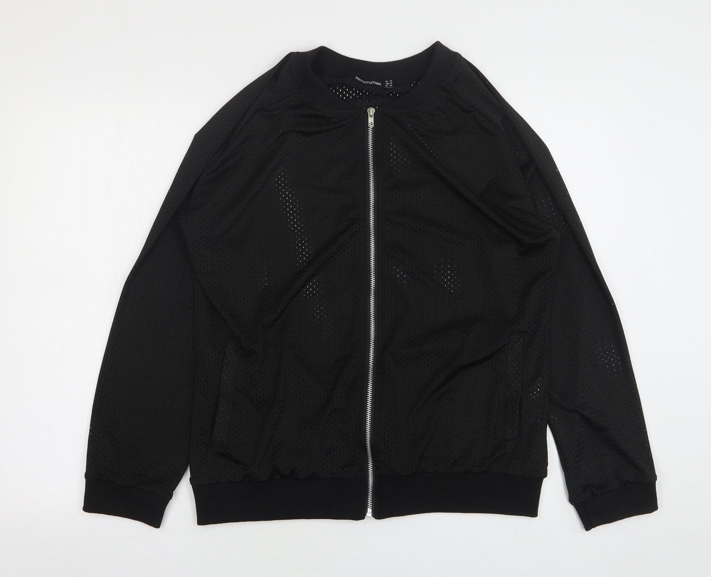 PRETTYLITTLETHING Womens Black   Jacket  Size 14