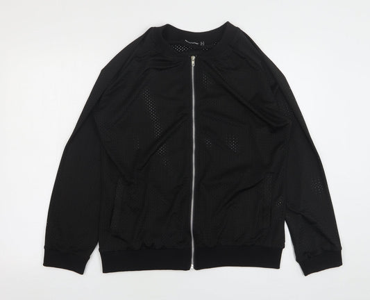 PRETTYLITTLETHING Womens Black   Jacket  Size 14