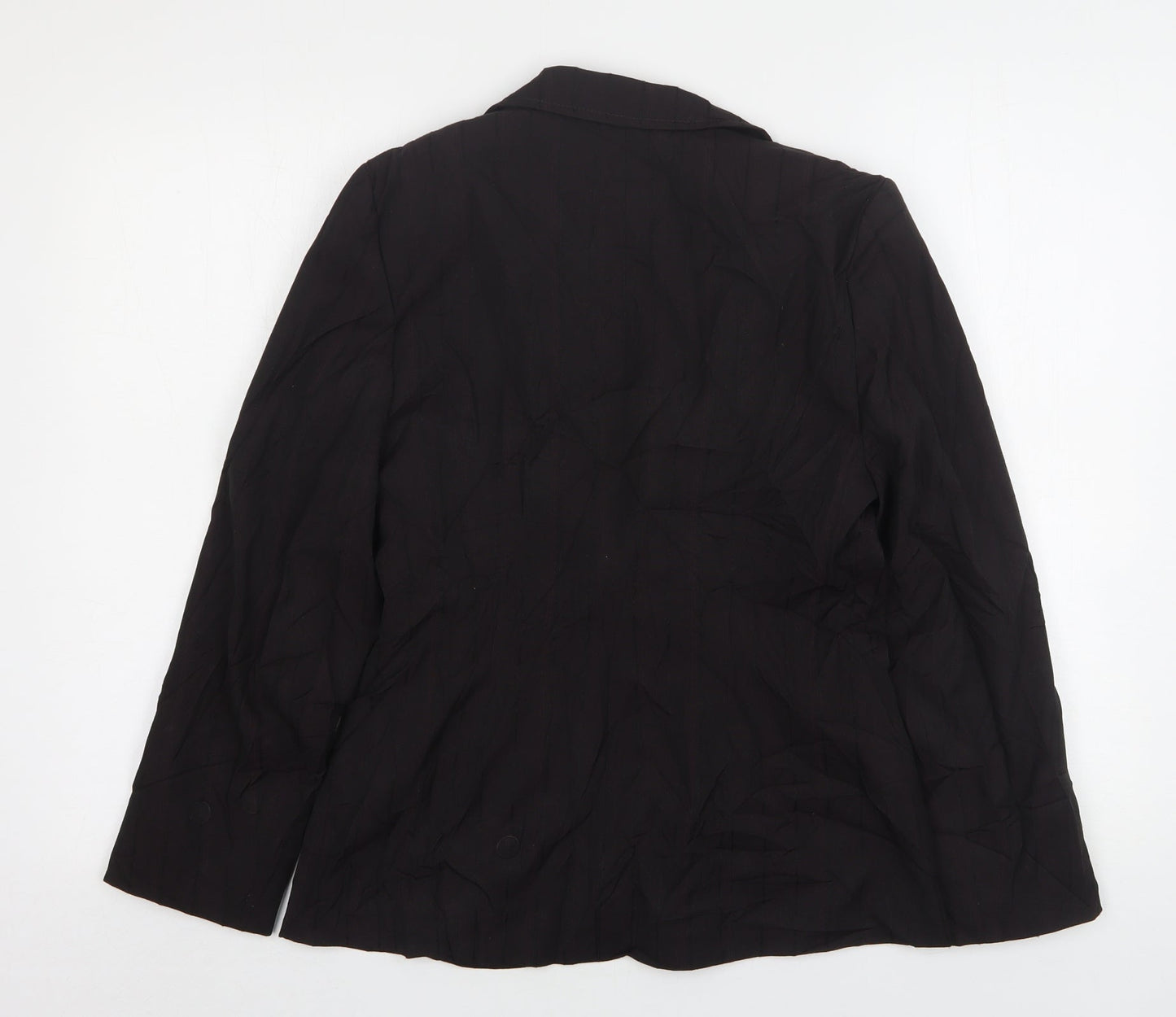 Bay Womens Brown  Polyester Jacket Suit Jacket Size 12