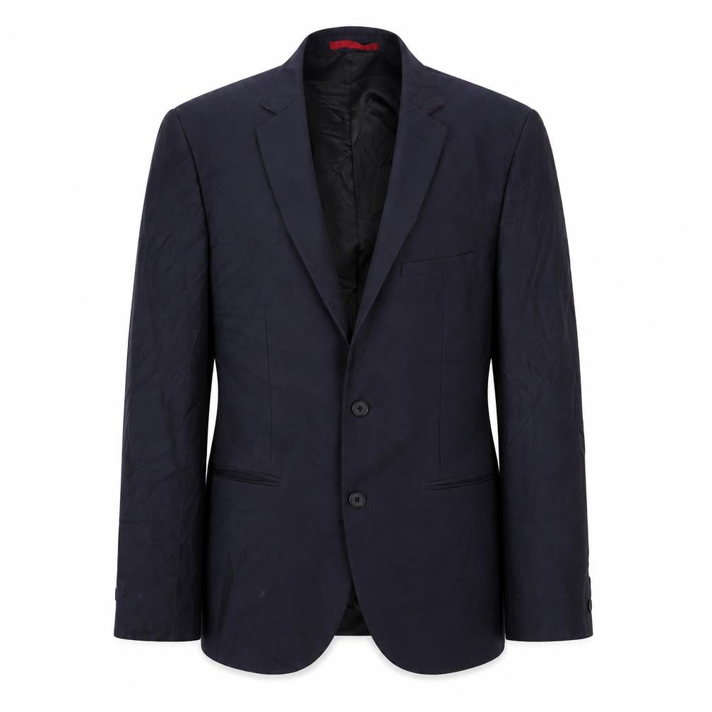 Ventuno 21 Mens Blue  Polyester Jacket Suit Jacket Size 38