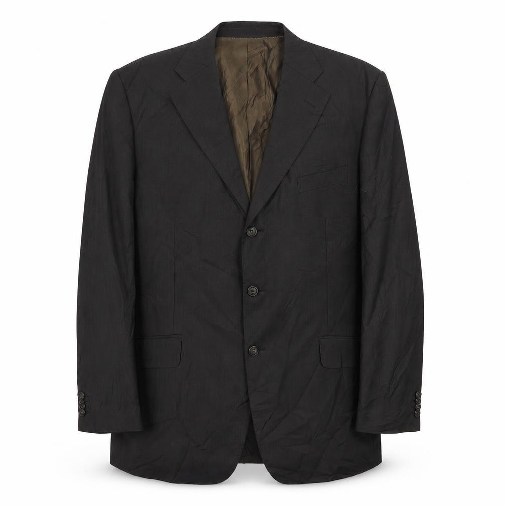 Greenwoods Mens Grey  Wool Jacket Suit Jacket Size 44