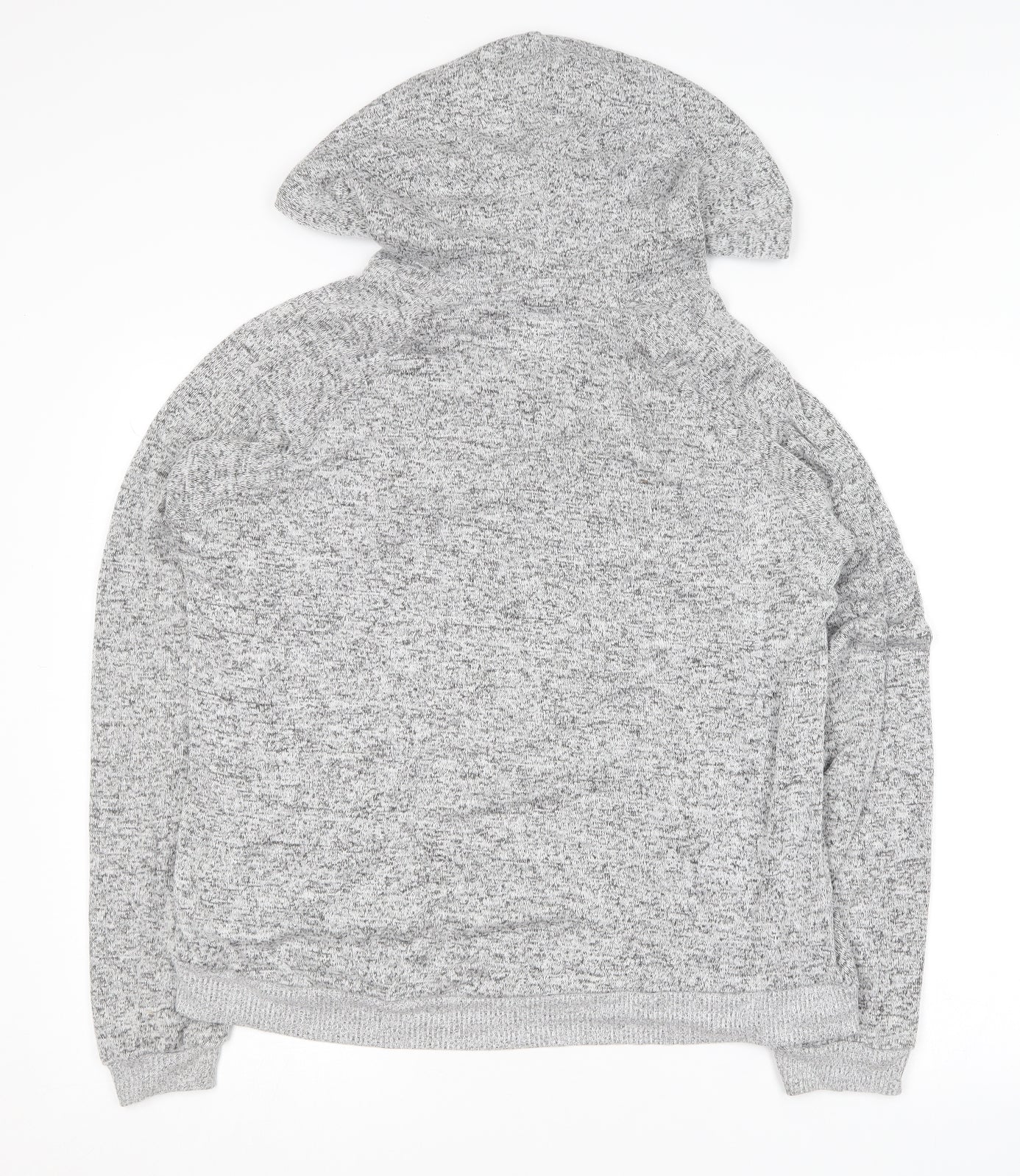 NEXT Womens Grey  Viscose Pullover Hoodie Size M