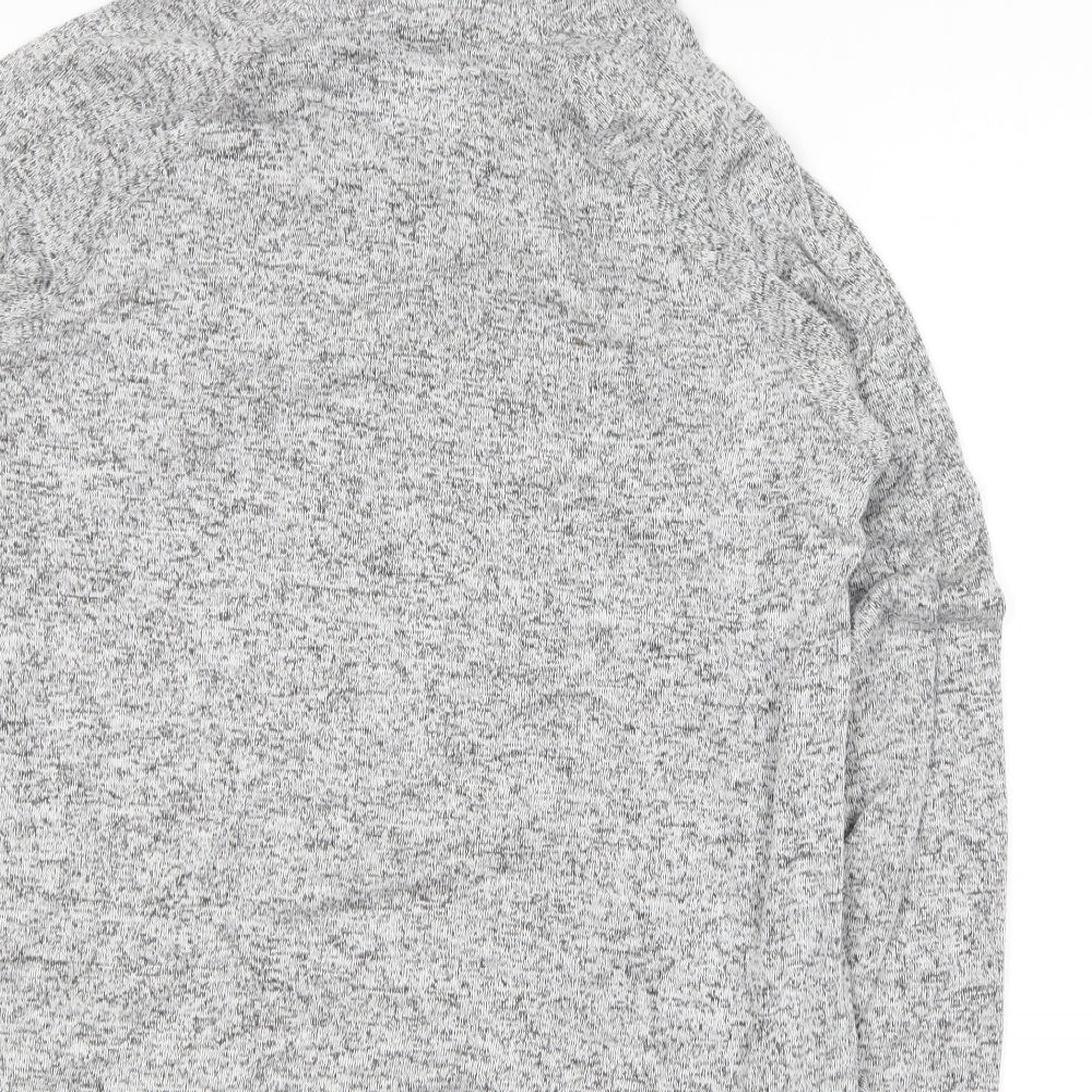 NEXT Womens Grey  Viscose Pullover Hoodie Size M