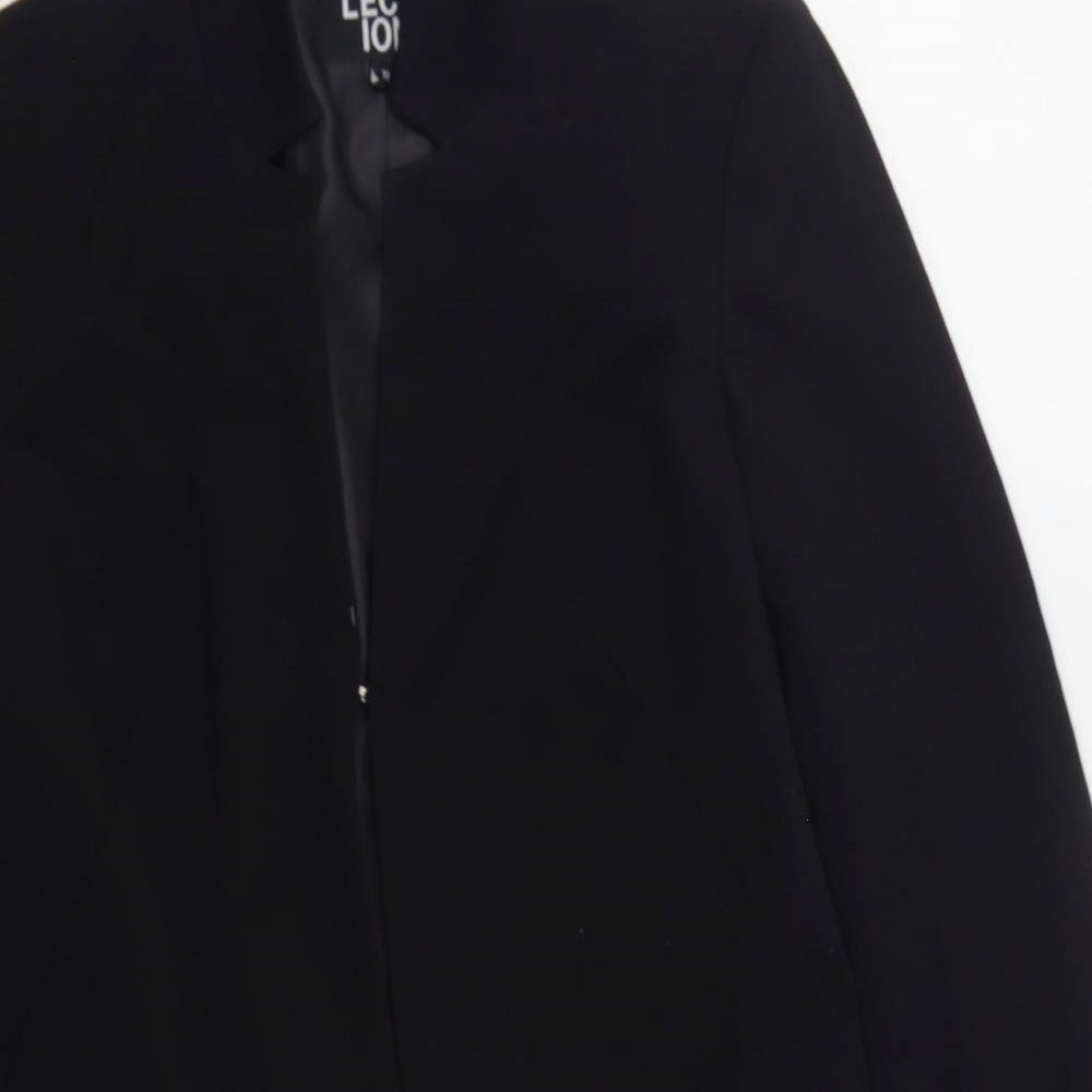 Debenhams Womens Black   Jacket  Size 12  Hook & Eye