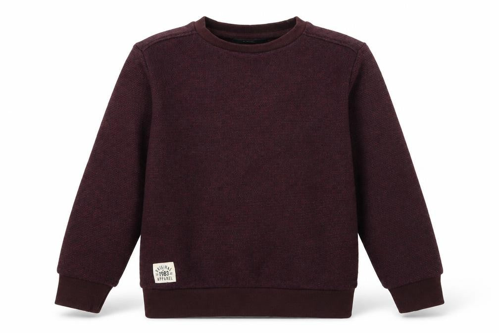 George Boys Purple  Polyester Pullover Sweatshirt Size 7-8 Years