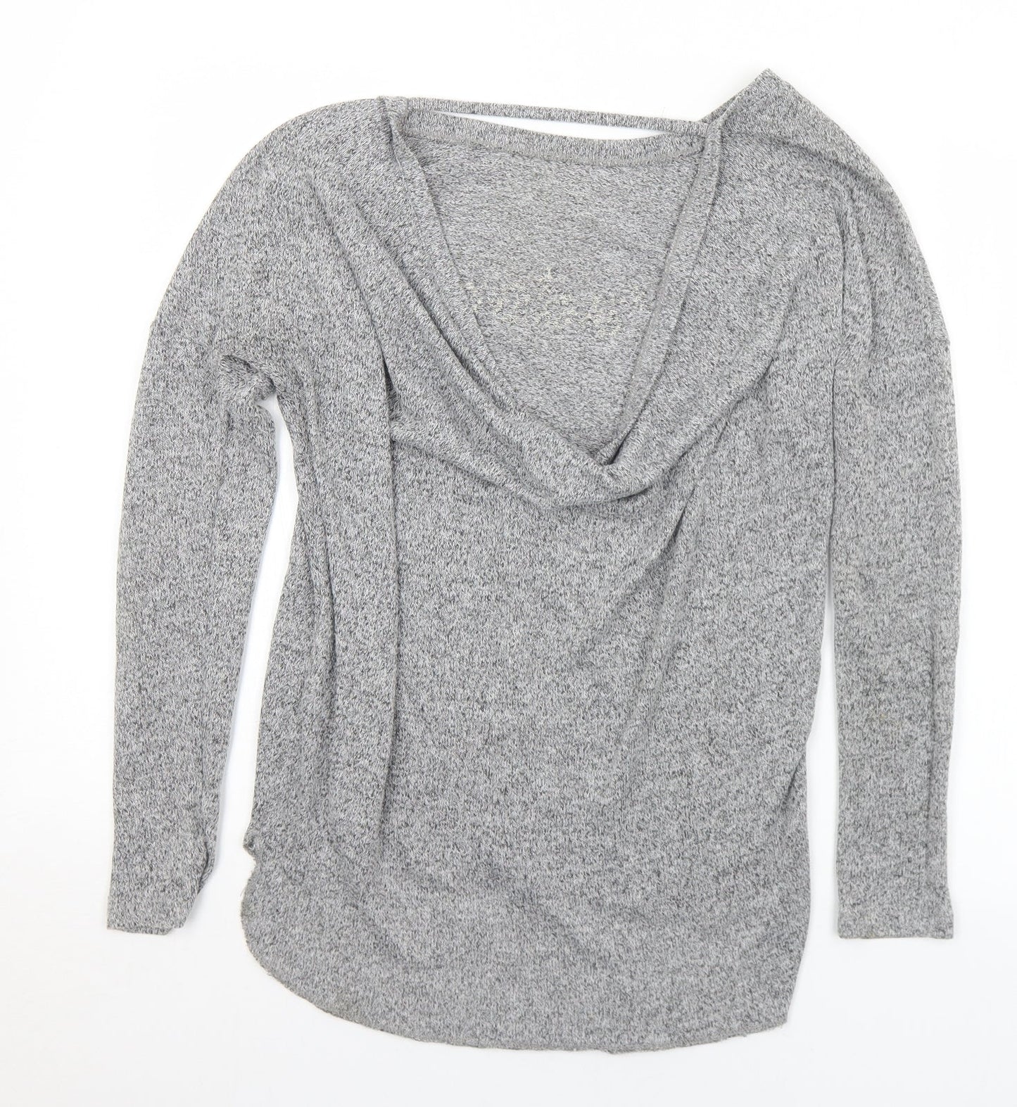 River Island Womens Grey Round Neck  Polyester Pullover Jumper Size 8   - J'adore