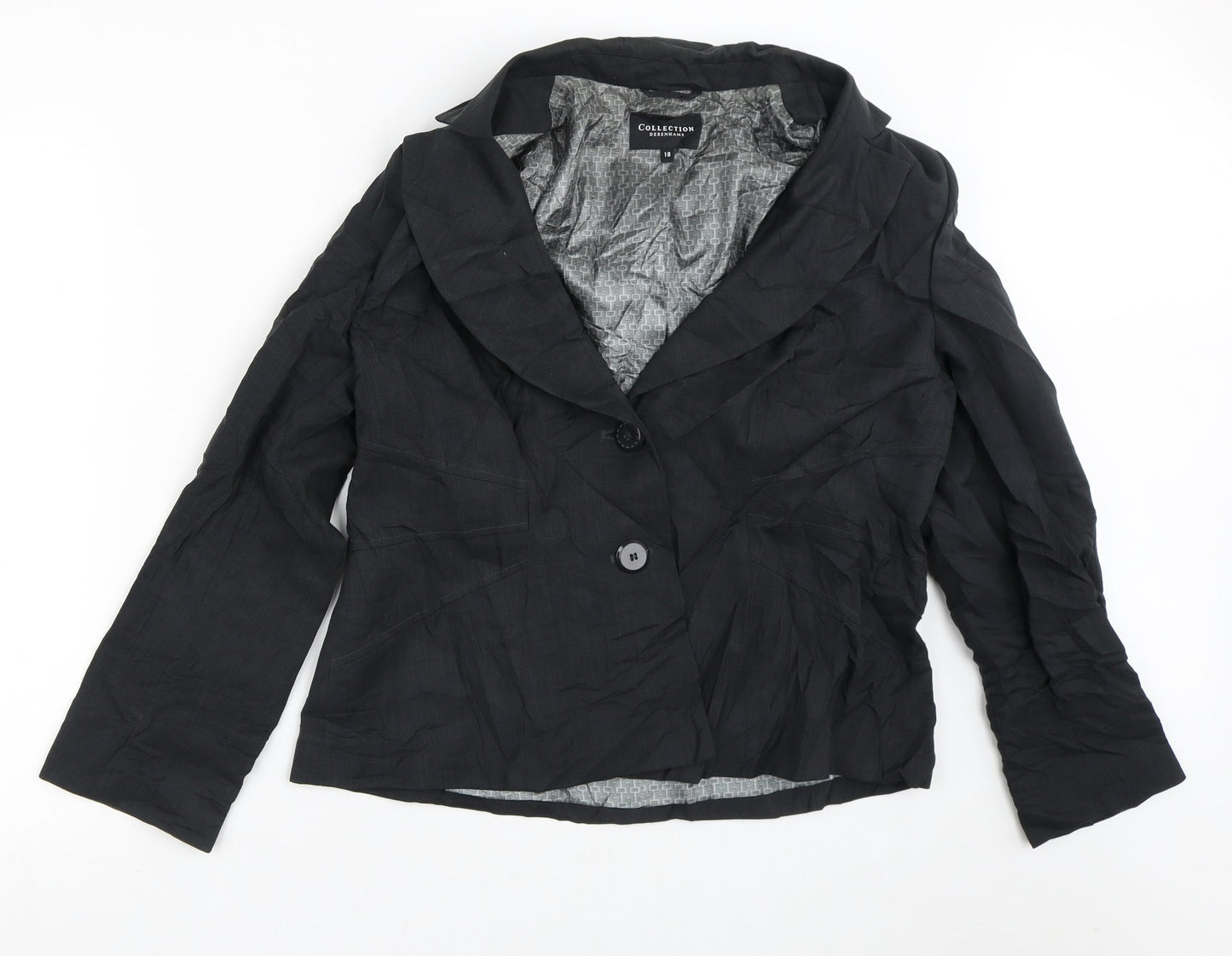 Debenhams Womens Black   Jacket Blazer Size 18