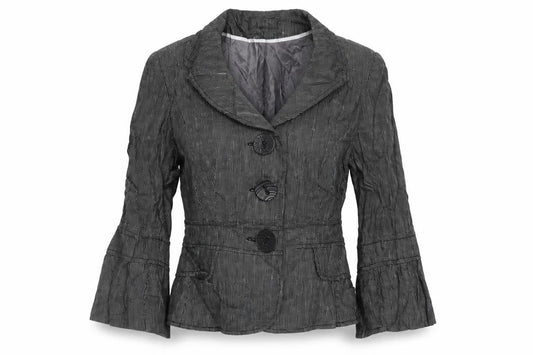 Principles Womens Grey Geometric  Jacket Blazer Size 8