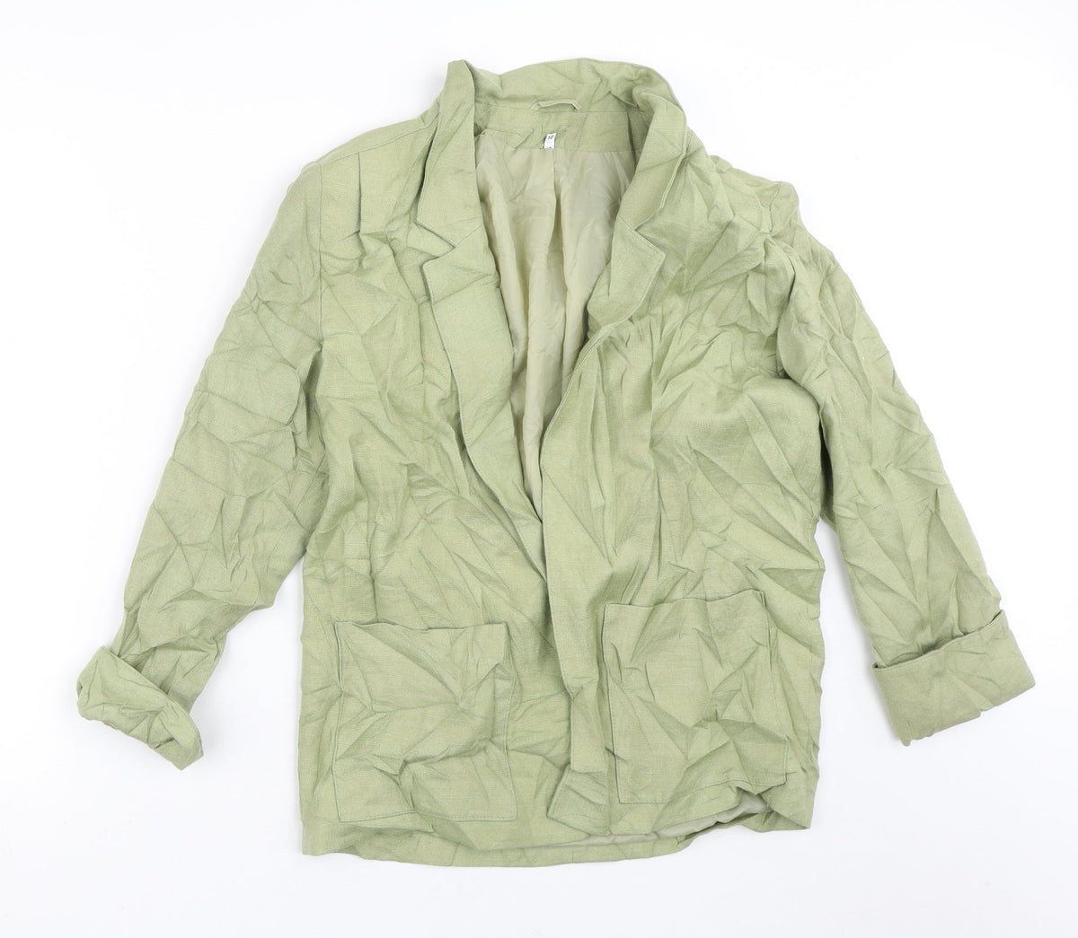 Preworn Womens Green   Jacket Blazer Size 12