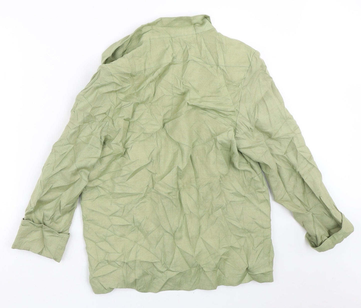Preworn Womens Green   Jacket Blazer Size 12