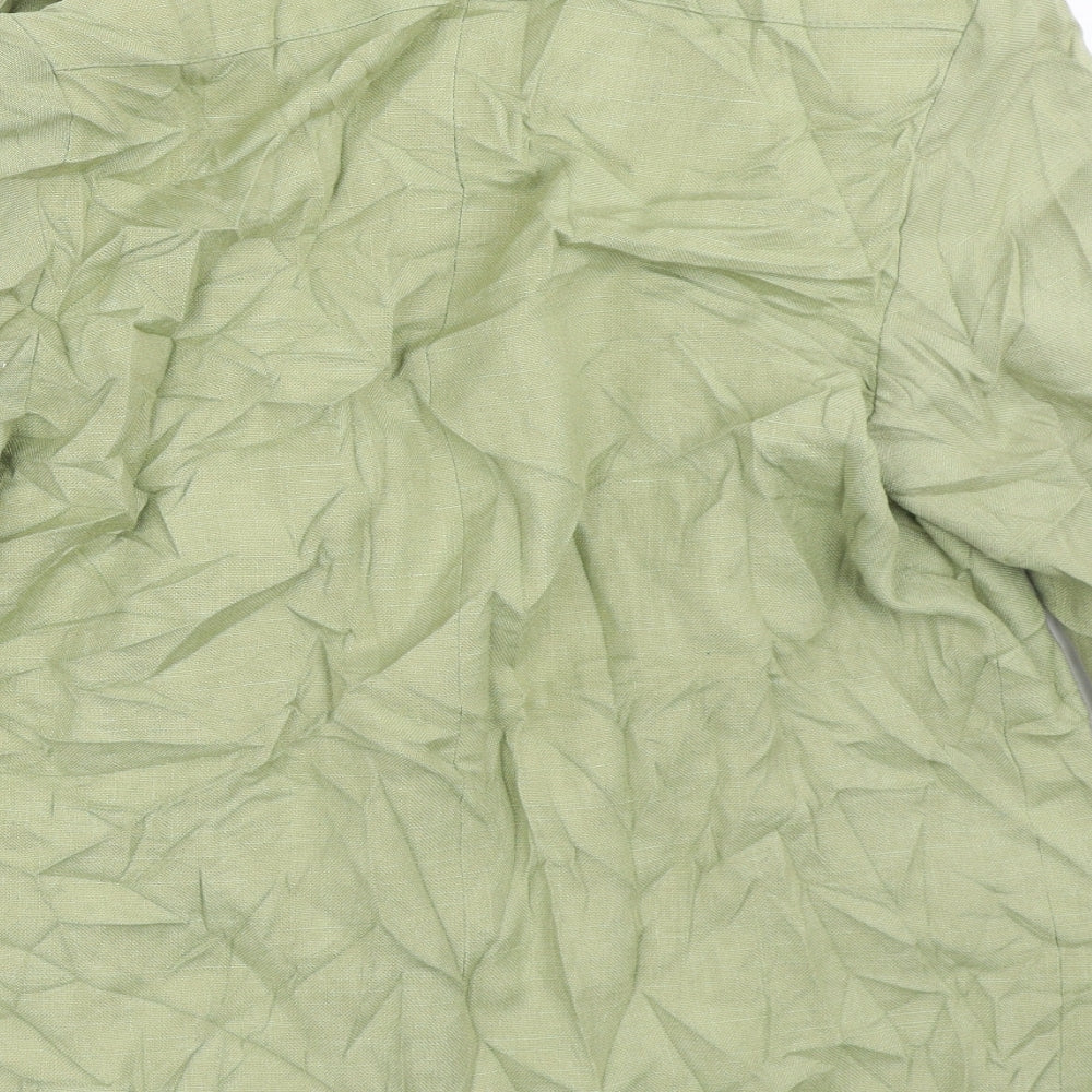 Preworn Womens Green   Jacket Blazer Size 12