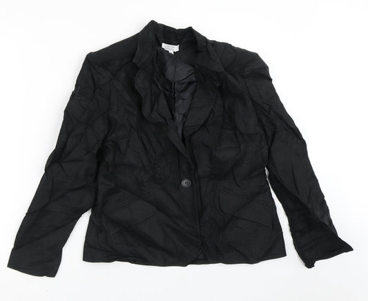 Debenhams Womens Black   Jacket Blazer Size 14