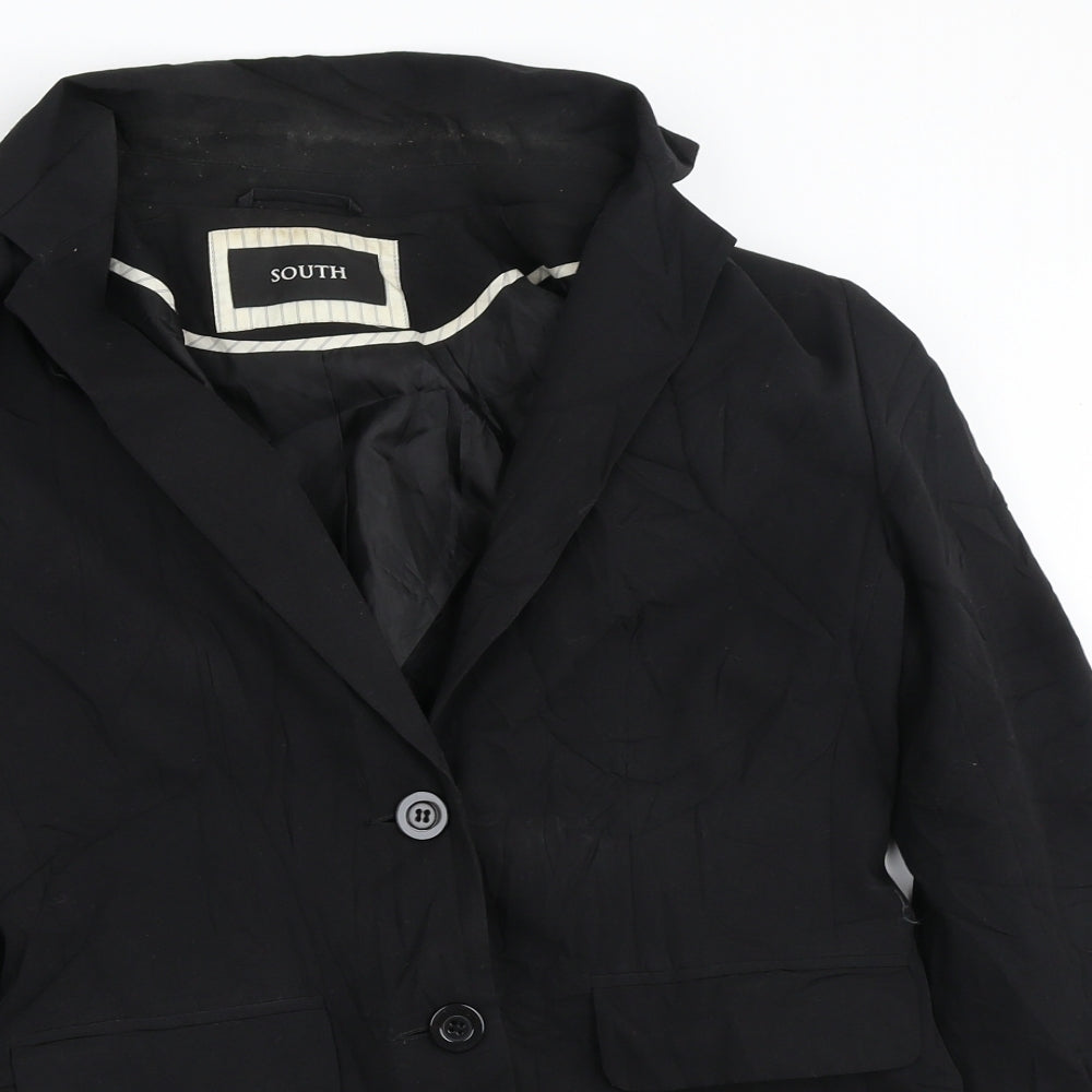South Womens Black   Jacket Blazer Size 10