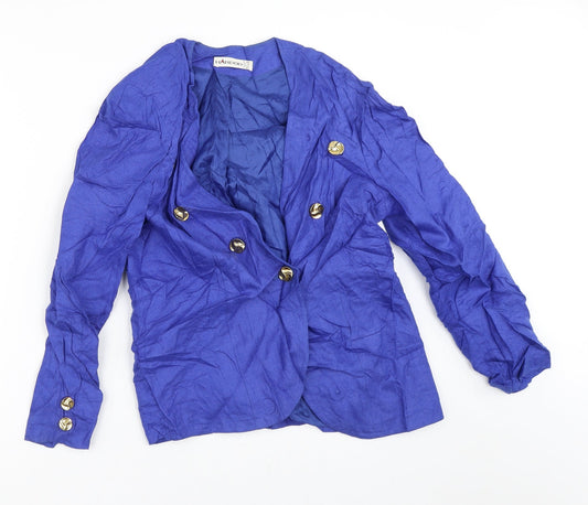 Hardor Womens Purple   Jacket Blazer Size 8
