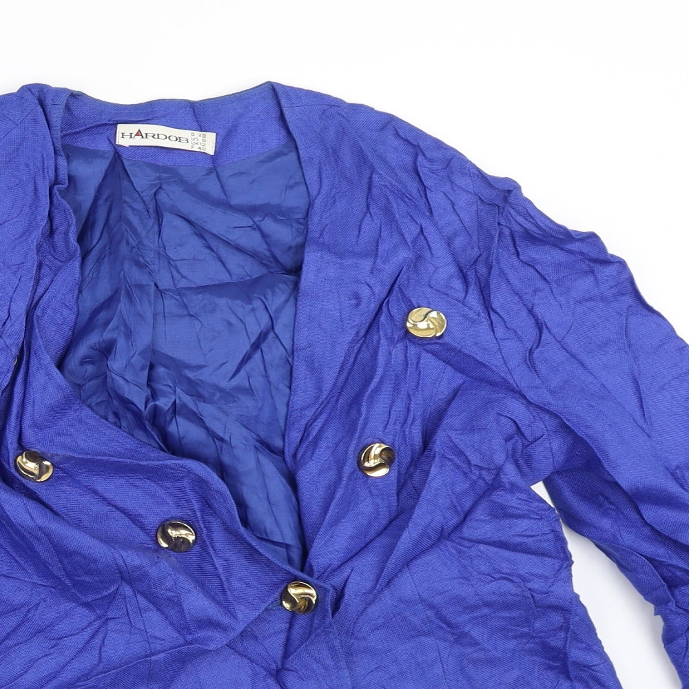 Hardor Womens Purple   Jacket Blazer Size 8