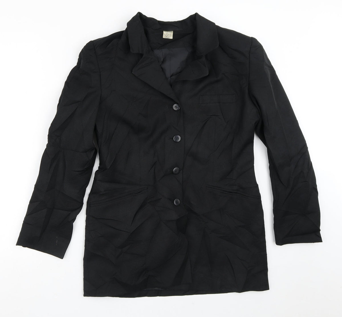 Preworn Womens Black   Jacket Blazer Size 12