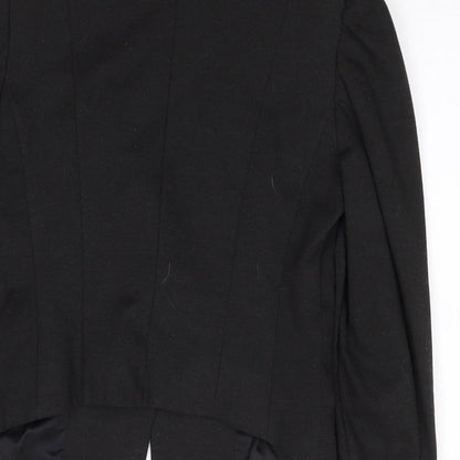 H&M  Womens Grey  Polyester Jacket Suit Jacket Size 8