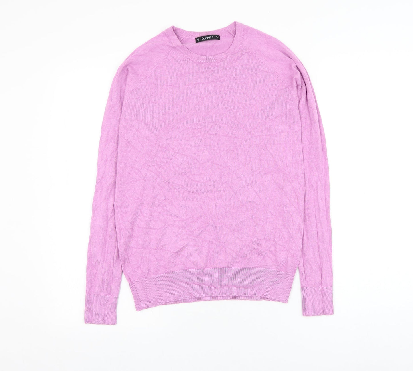 Dunnes Stores Womens Purple Round Neck  Viscose  Jumper Size M